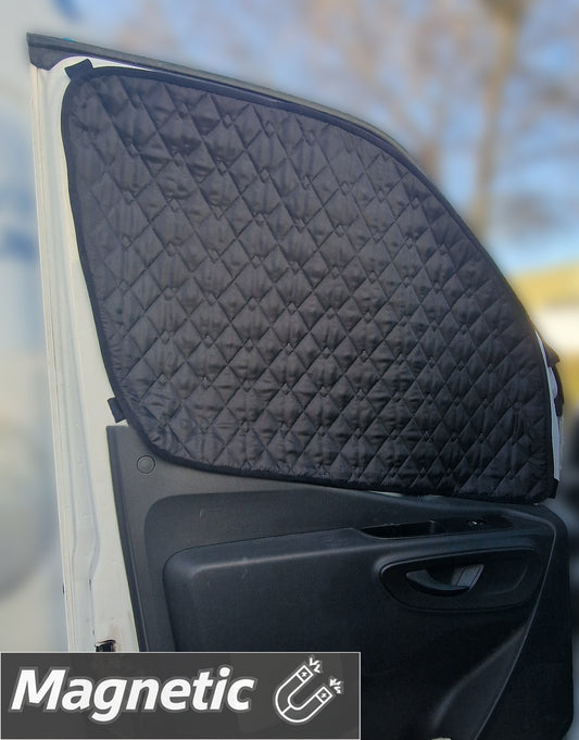 Mercedes Sprinter (3rd Gen) Thermal Blinds/Covers: Windscreen & Magnetic Driver & Passenger Door