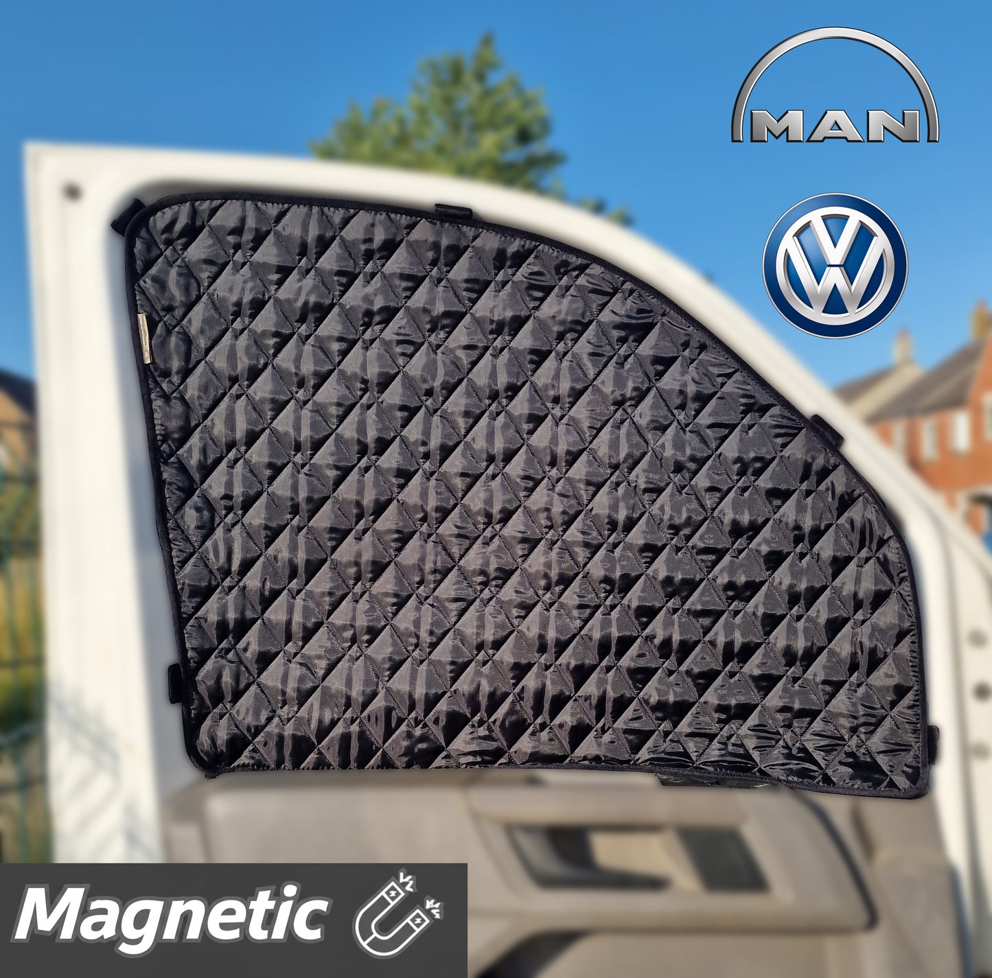 Premium Magnetic Thermal Window Blinds For New Generation VW Crafter & MAN TGE
