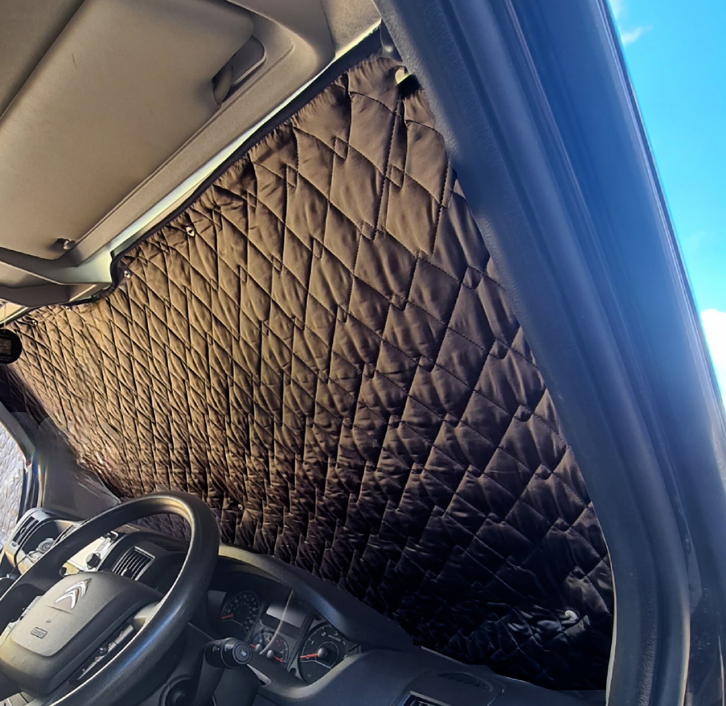 Peugeot BOXER Thermal Blinds–Windscreen & Magnetic Driver &Passenger Door Covers