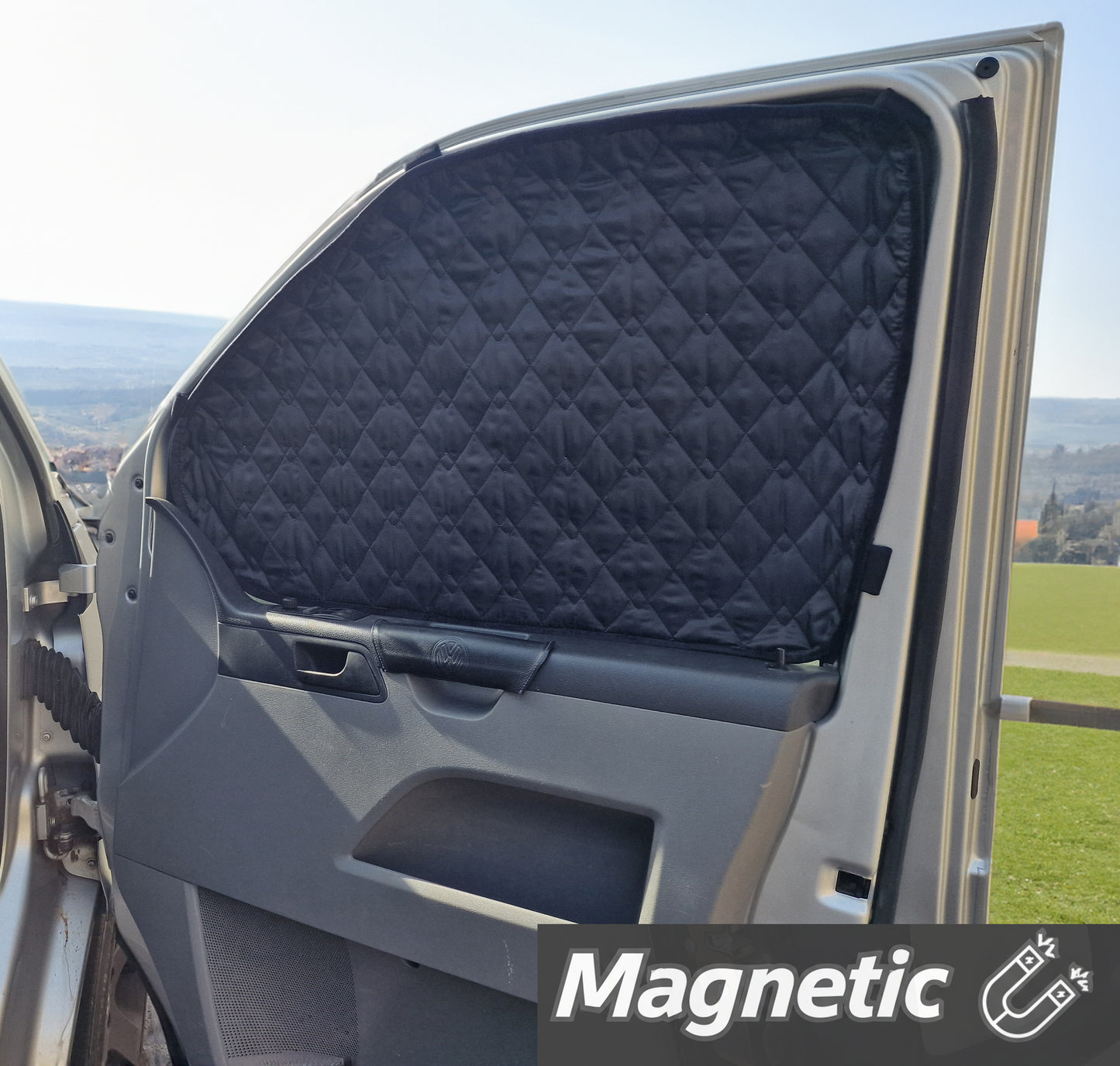 VW Transporter T5 & T6 Premium Thermal Blinds – Windscreen, Driver and Passenger Door Cover Set