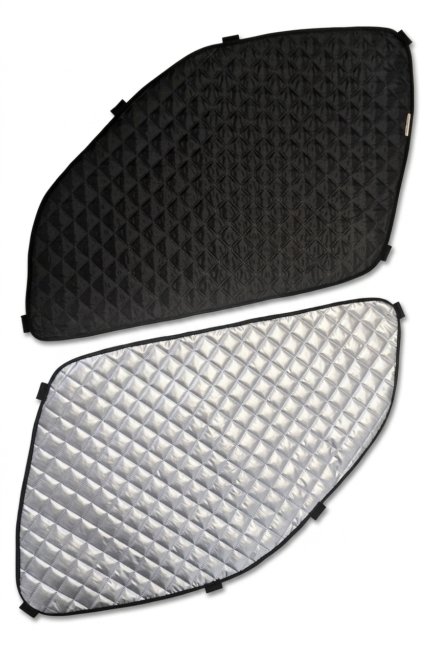 Mercedes Sprinter & Volkswagen Crafter Thermal Blinds – Windscreen & Magnetic Driver & Passenger Door Covers