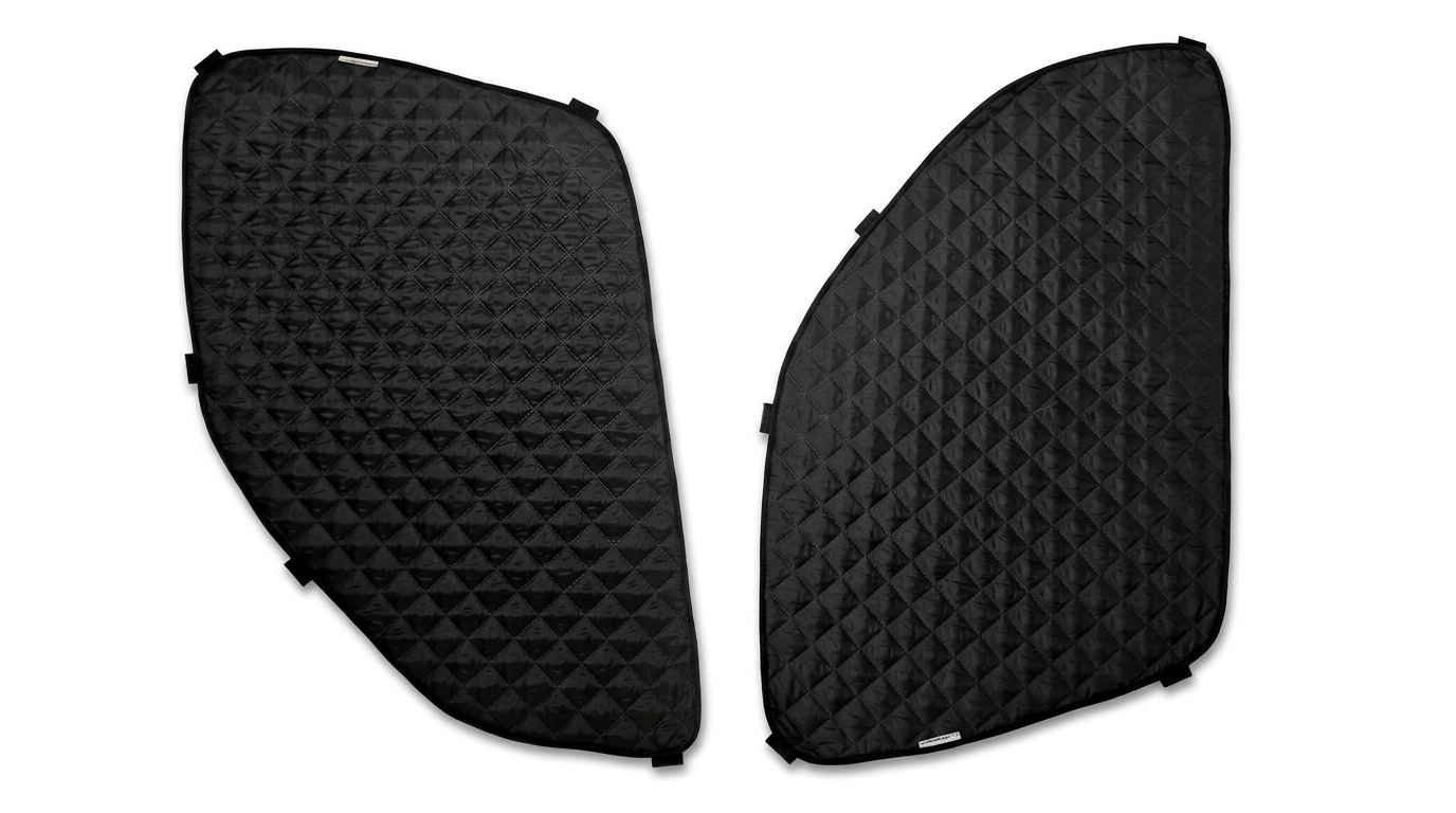 Mercedes Sprinter & Volkswagen Crafter Thermal Blinds – Windscreen & Magnetic Driver & Passenger Door Covers