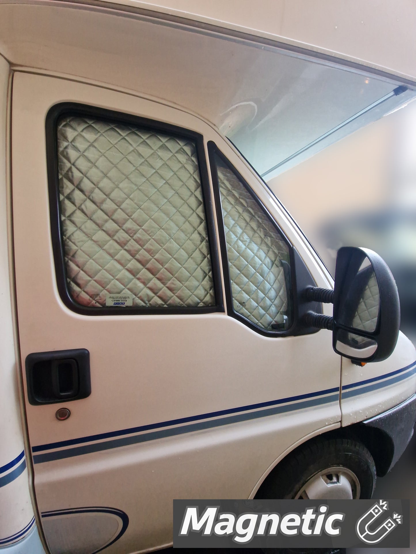 Fiat Ducato / Peugeot Boxer / Citroën Relay Thermal Blinds – Windscreen & Magnetic Driver & Passenger Door Covers