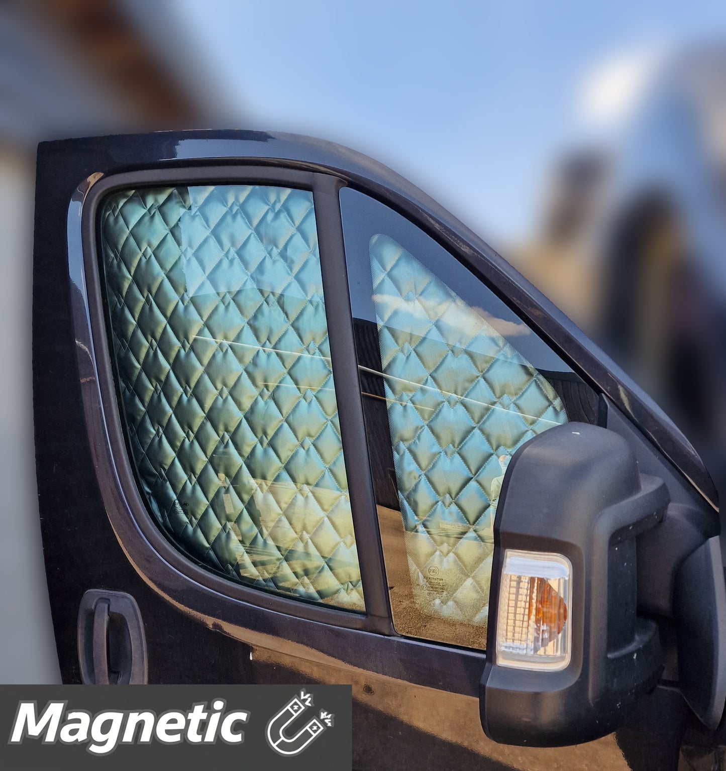 Fiat Ducato Thermal Blinds Magnetic Driver & Passenger Door Covers