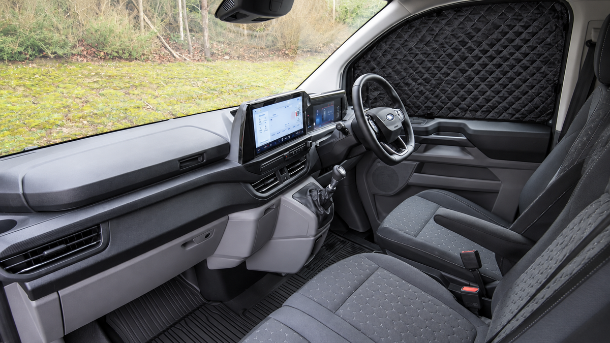 Ford Transit Custom MK2 Thermal Blinds – Windscreen, Magnetic Driver & Passenger Door Covers
