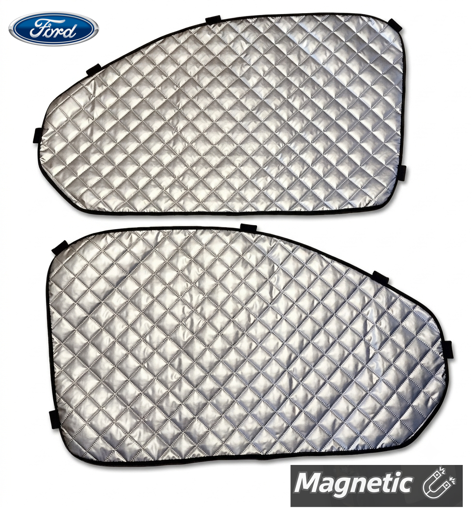 Ford Transit Custom MK2 Thermal Blinds – Windscreen, Magnetic Driver & Passenger Door Covers