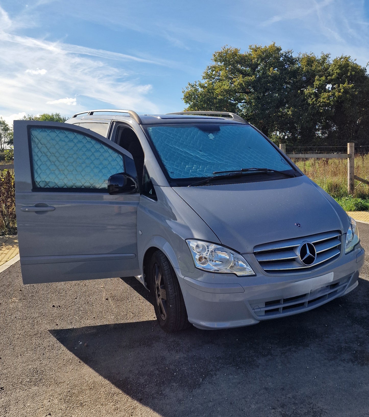 Mercedes-Benz Vito/Viano (W639) Thermal Blinds Set – Complete Cab & Rear Coverage