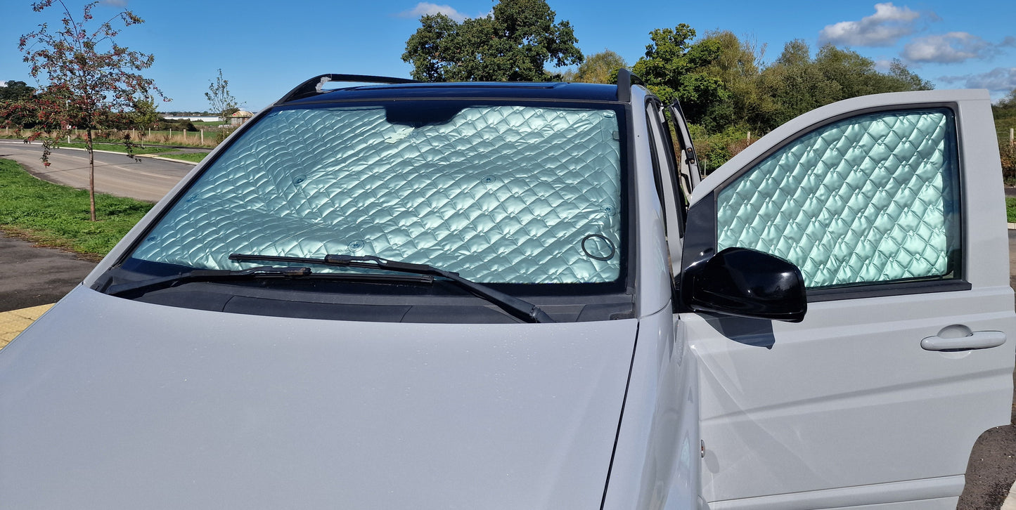 Mercedes-Benz Vito/Viano (W639) Thermal Blinds Set – Complete Cab & Rear Coverage
