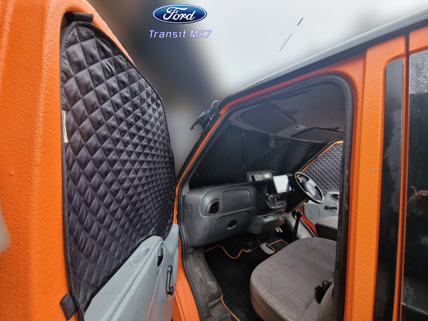 Ford Transit Mk7 Thermal Blinds/Covers Windscreen & Magnetic Driver & Passenger Door