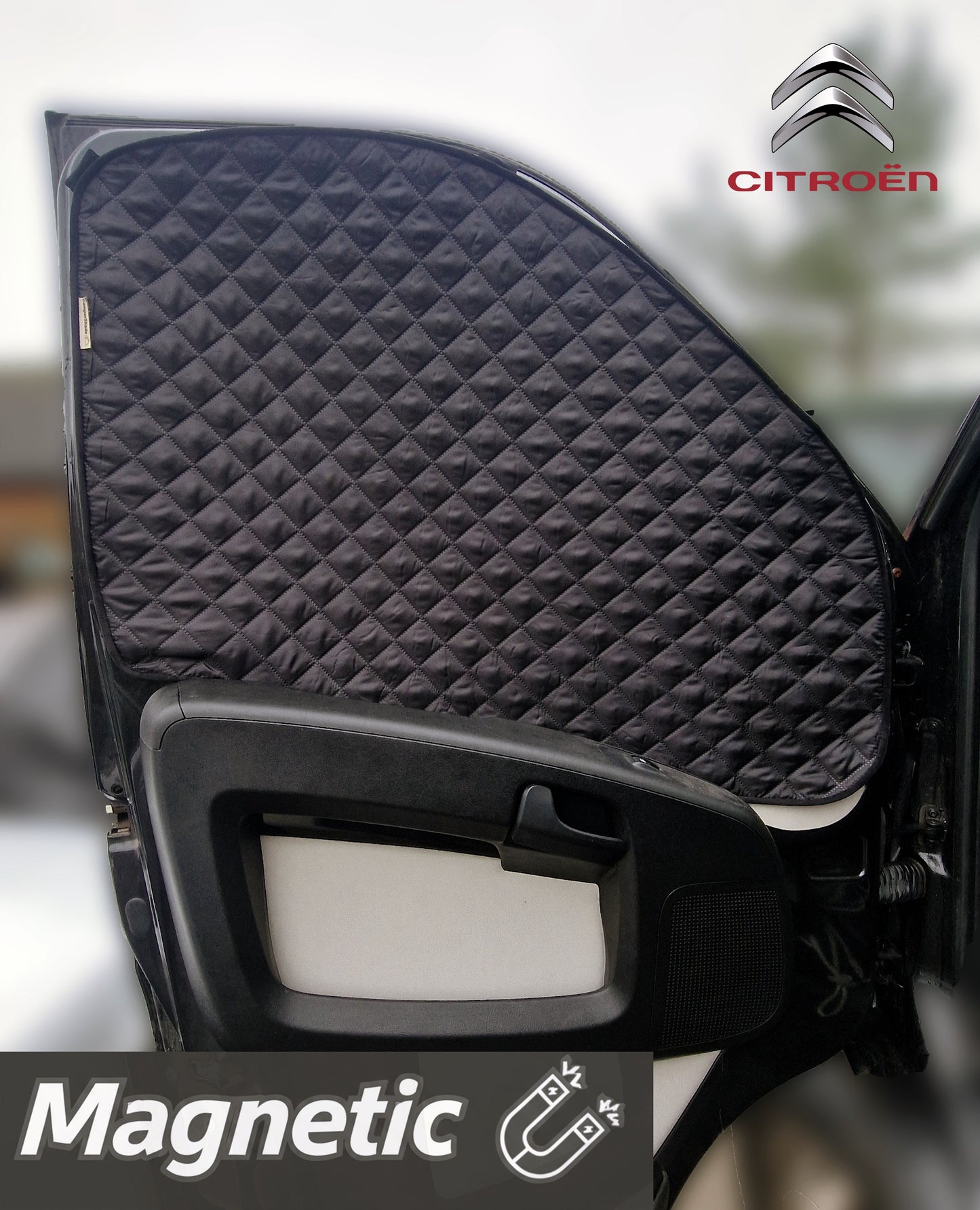 Citroën Relay Thermal Blinds–Windscreen & Magnetic Driver & Passenger Door Covers