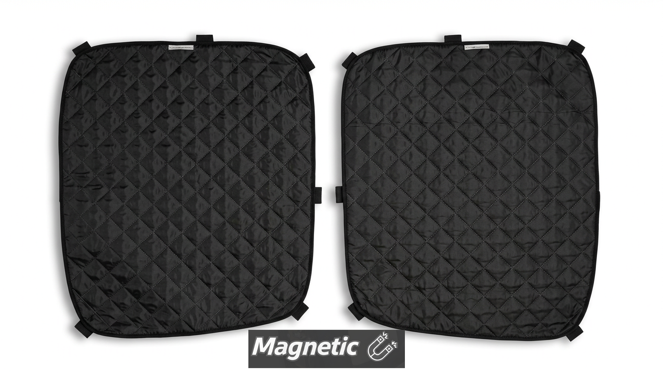 VW Transporter T5 & T6 Premium Magnetic Barn Door Blind Pair