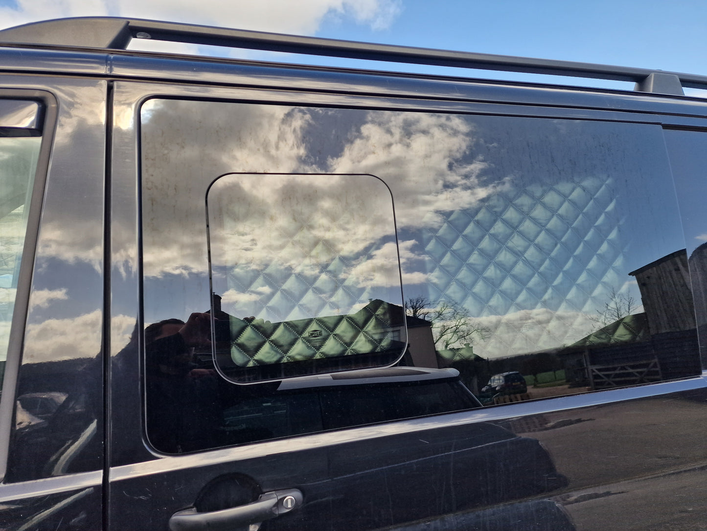 VW Transporter T5 & T6 Premium Thermal Magnetic Left Sliding Door Blind
