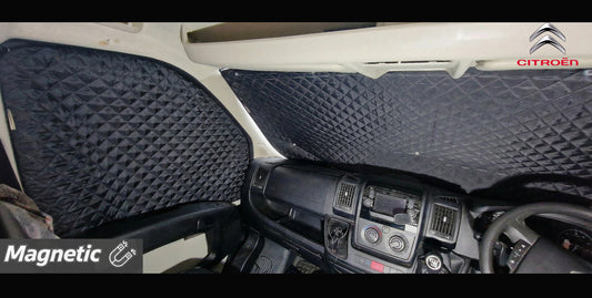 Citroën Relay Thermal Blinds–Windscreen & Magnetic Driver & Passenger Door Covers