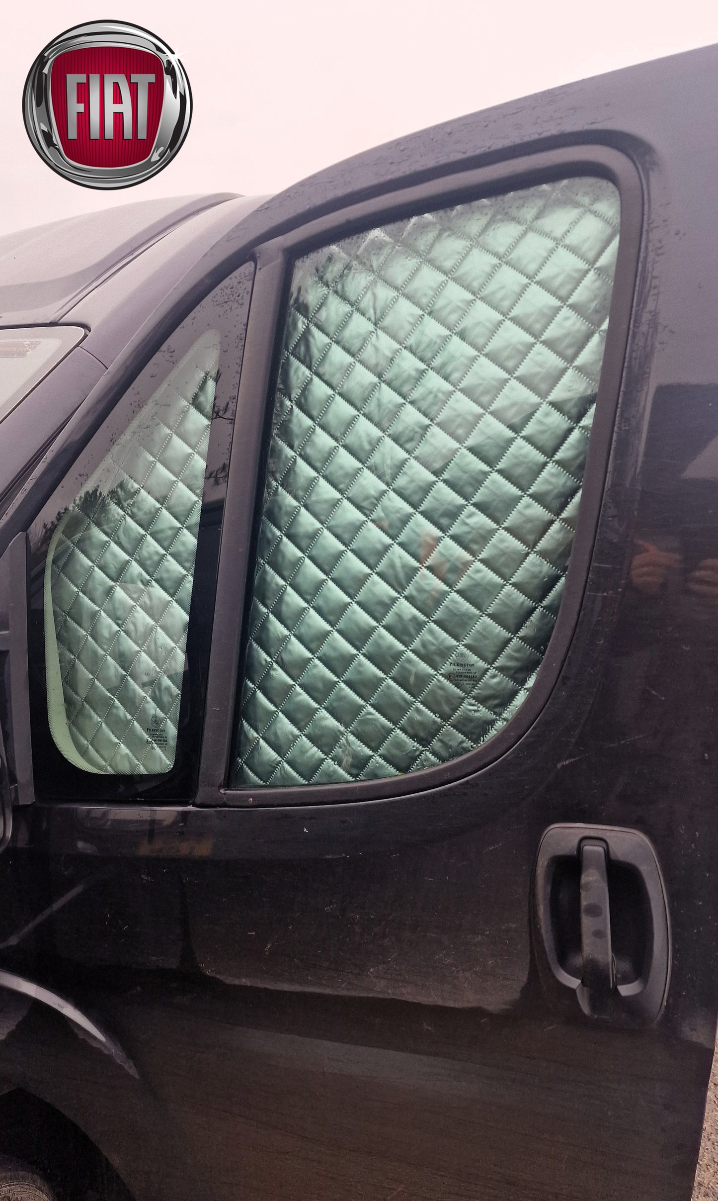 Fiat Ducato Thermal Blinds Magnetic Driver & Passenger Door Covers