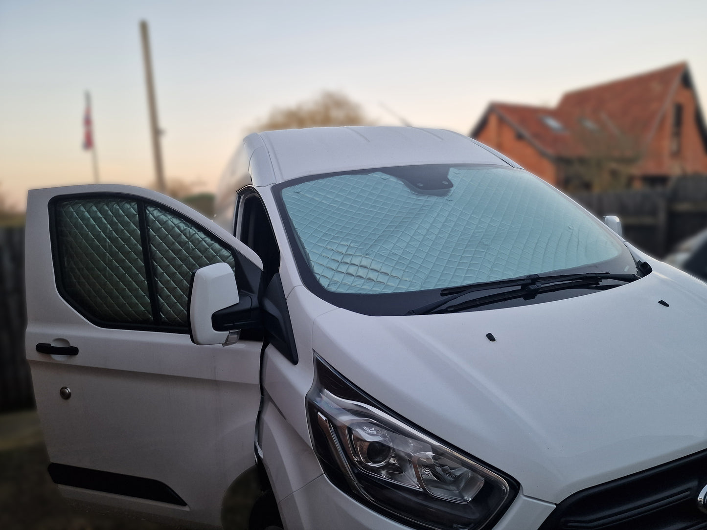 Ford Transit Custom Front Windscreen Thermal Blind Compatible with 2012–2023 models