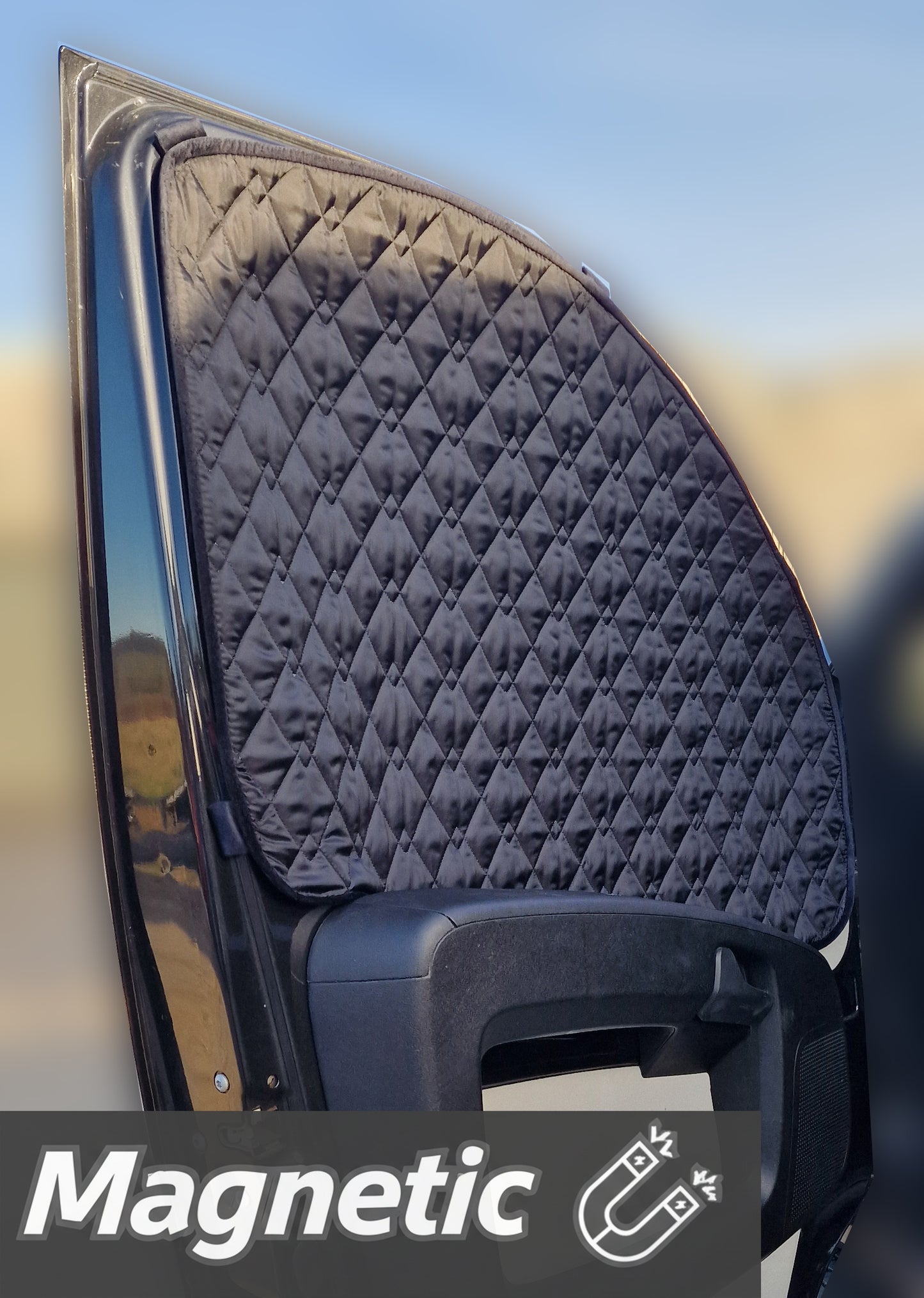 Fiat Ducato Thermal Blinds–Windscreen & Magnetic Driver &Passenger Door Covers
