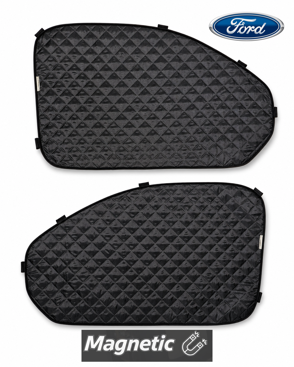 Ford Transit Custom MK2 Thermal Blinds – Windscreen, Magnetic Driver & Passenger Door Covers