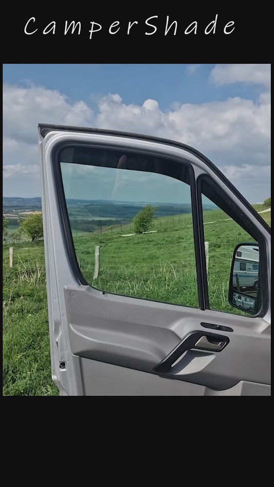 Fiat Ducato / Peugeot Boxer / Citroën Relay Thermal Side Window Blinds – Magnetic Driver & Passenger Covers Only