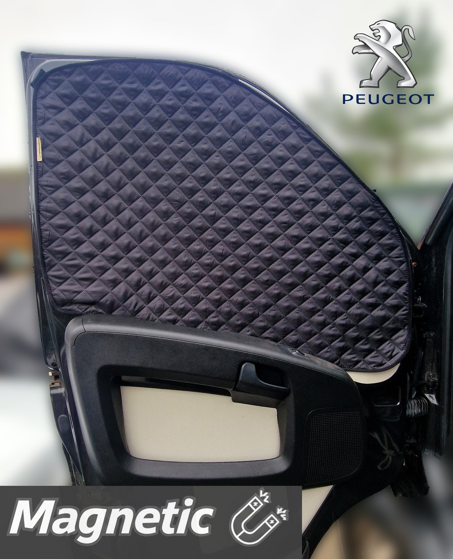 Peugeot BOXER Thermal Blinds–Windscreen & Magnetic Driver &Passenger Door Covers