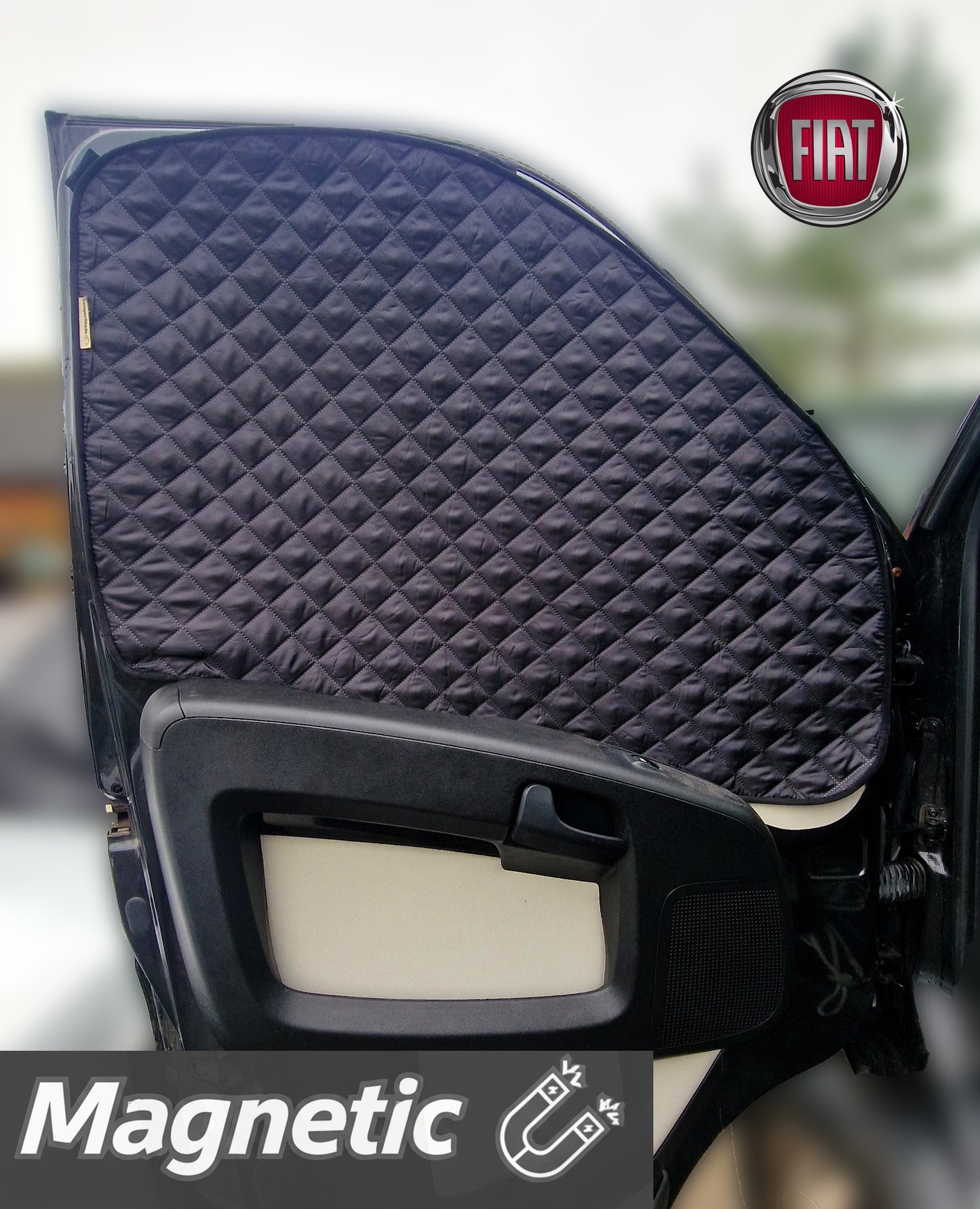 Fiat Ducato Thermal Blinds Magnetic Driver & Passenger Door Covers