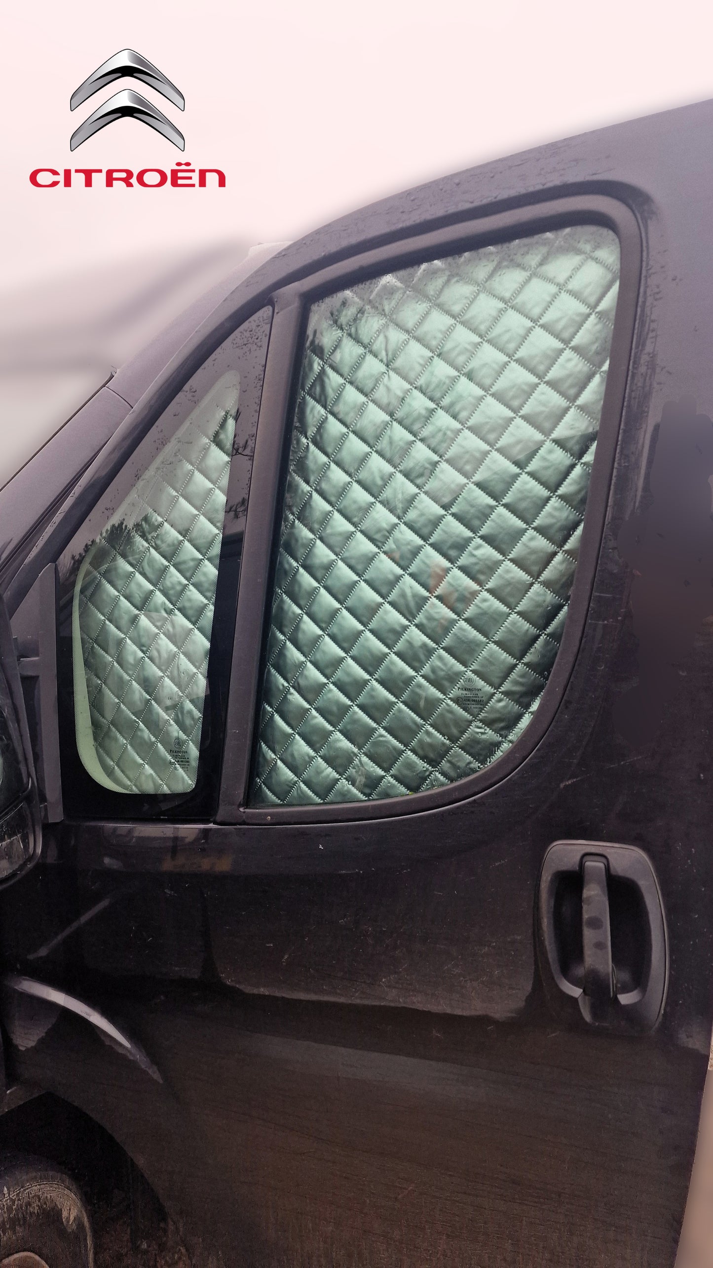 Citroën Relay Thermal Blinds–Windscreen & Magnetic Driver & Passenger Door Covers