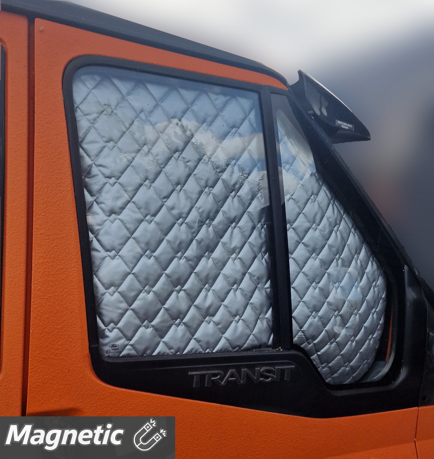 Ford Transit Mk7 Thermal Blinds/Covers Windscreen & Magnetic Driver & Passenger Door